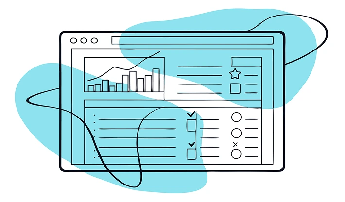 Drawing of a SEO Optimization
